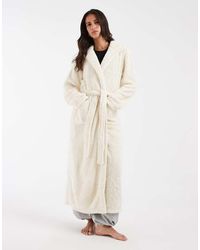 Loungeable - Cosy Sherpa Hooded Maxi Robe - Lyst