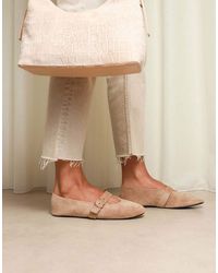 SIMMI - Fleur Buckle Ballets Flat - Lyst