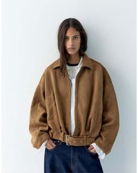 Pull&Bear - Giacca Bomber - Lyst