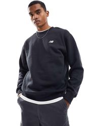 New Balance - Small Logo Brushed Sweatshirt - Lyst