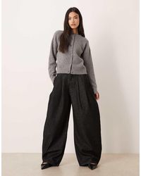 ASOS - Vaqueros Crudo De Corte Herradura Extragrande De - Lyst