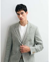 Jack & Jones - Premium Co-ord Linen Blend Slim Suit Jacket - Lyst