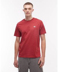Dickies - Camiseta Roja Con Logo Mapleton De - Lyst