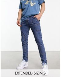 ASOS - Skinny Jeans With Carpenter Detail - Lyst