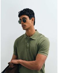 Mango - Polo Neck T-shirt - Lyst