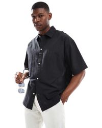 Jack & Jones - Oversized Overhemd Van Linnenmix - Lyst