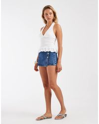 ASOS - Denim Wrap Skort - Lyst