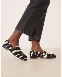 ASOS - Melva Premium Clean Round Toe Loafers - Lyst