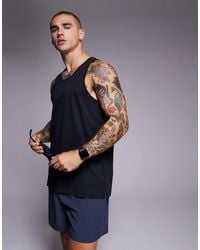4505 - Yoga Lightweight Quick Dry Performance Racer Back Tank - Lyst