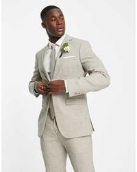 SELECTED - Linen Mix Suit Jacket - Lyst