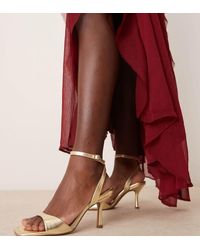 ASOS - Hollow Barely There Heeled Sandals - Lyst