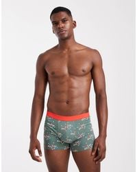 ASOS - Christmas Trunks With Feliz Navidad Graphic - Lyst