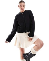 Miss Selfridge - Geplooide Minirok Van Bengaline - Lyst