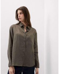 Intimissimi - The Pure Linen Plain-Weave Linen Shirt - Lyst