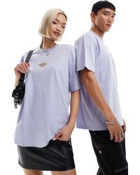 Dickies - Exclusivité asos - - maple valley - t-shirt à manches courtes avec logo au centre - lilas - Lyst