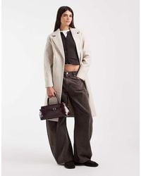 Vero Moda - Belted Formal Midi Coat - Lyst