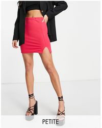 Minifalda con estampado de Missguided de color Marrón Mujer Ropa de Faldas de Minifaldas 