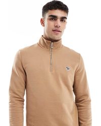 Paul Smith - Zebra Icon Logo Half Zip Sweatshirt - Lyst