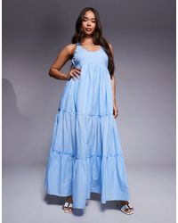 River Island - Tiered Maxi Dress - Lyst