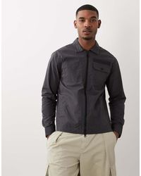 Barbour - Crail Wax Ripstop Zip Through Overshirt - Lyst