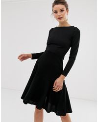 bcbg mixed stitch sweater dress