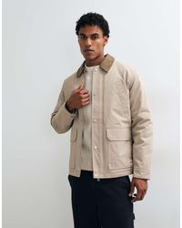 Jack & Jones - Double Pocket Barn Jacket With Corduroy Collar - Lyst