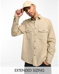 ASOS - Cotton Overshirt - Lyst