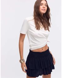 Stradivarius - – locker geschnittene skorts - Lyst