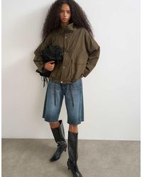 TOPSHOP - Bubble Hem Trench - Lyst