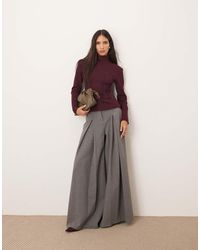 ARRANGE - Structured Jersey Top With Padded Shoulder - Lyst