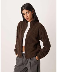 Hollister - Gilly Hicks Full-zip Teddy Sweater - Lyst