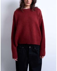 TOPSHOP - Knitted Wool Blend Fluffy Ultimate Jumper - Lyst