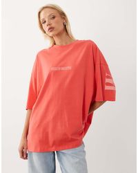 ASOS - Weekend Collective Icon T-Shirt Oversize Con Logo Posteriore Sovrapposto - Lyst