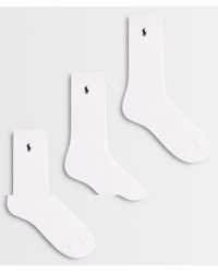 Polo Ralph Lauren - Icon Logo 6 Pack Crew Socks - Lyst