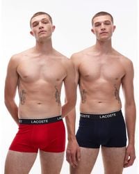 Lacoste - – 2er-pack trunk-unterhosen - Lyst