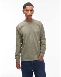 Obey - Lowercase Pigment Dye Long Sleeve T-shirt - Lyst