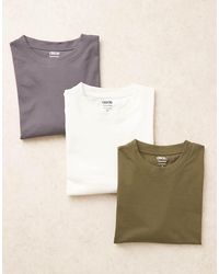 ASOS - Set Van 3 Oversized Basic T-Shirts - Lyst