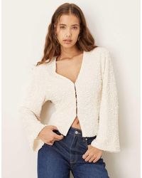 Gina Tricot - Cinched Waist Sequin Top - Lyst