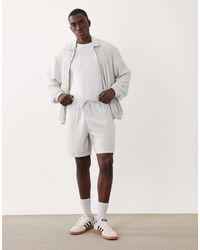 ASOS - Oversized Ribbed Jersey Shorts - Lyst