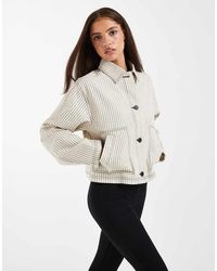 ASOS - Short Cotton Harrington Jacket - Lyst