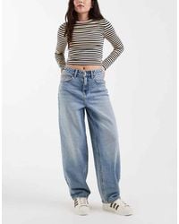 Vero Moda - Billie High Rise Barrel Leg Jeans - Lyst