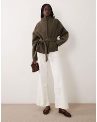 Jdy - High Neck Wrap Jacket - Lyst