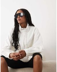ARKET - Cotton Funnel Neck Utility Jacket - Lyst
