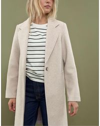 Stradivarius - – weicher midi-mantel - Lyst