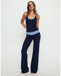 Princess Polly - Kobee Broek Met Omslag En Uitlopende Pijpen Co-Ord - Lyst