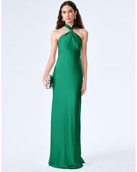 OMNES - Dresses Arles Halterneck Satin Maxi Dress - Lyst