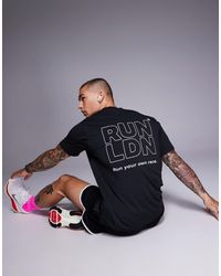 4505 - – run ldn – laufshirt aus netzstoff - Lyst