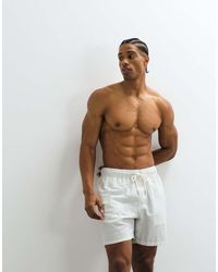 ASOS - Co-ord Seersucker Swim Shorts - Lyst