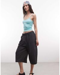 Collusion - Pinstripe 3/4 baggy Culotte - Lyst