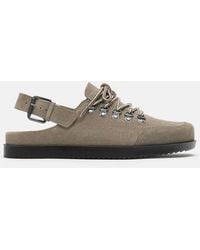 Pull&Bear - – stwd – leder-clogs - Lyst